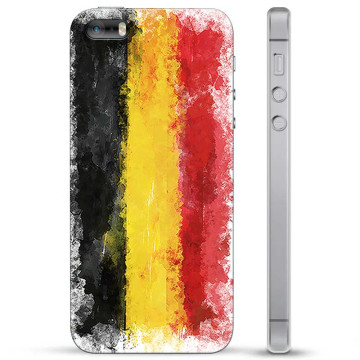 Coque Hybride iPhone 5/5S/SE - Drapeau Allemand