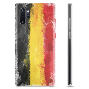 Coque Samsung Galaxy Note10+ en TPU - Drapeau Allemand