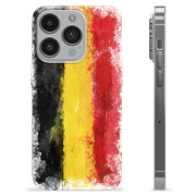 Coque iPhone 14 Pro en TPU - Drapeau Allemand