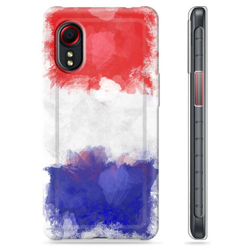 Coque Samsung Galaxy Xcover 5 en TPU - Drapeau Français