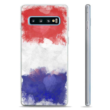 Coque Samsung Galaxy S10+ en TPU - Drapeau Français