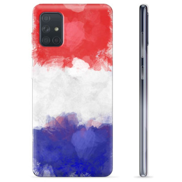 Coque Samsung Galaxy A71 en TPU - Drapeau Français