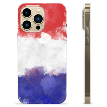 Coque iPhone 13 Pro Max en TPU - Drapeau Français