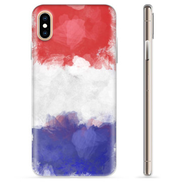 Coque iPhone X / iPhone XS en TPU - Drapeau Français