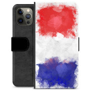 Étui Portefeuille Premium pour iPhone 12 Pro Max - Drapeau Français