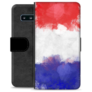 Étui Flip Premium Samsung Galaxy S10 - Drapeau Français