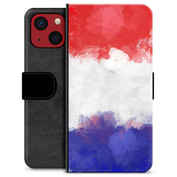 Étui Portefeuille Premium pour iPhone 13 Mini - Drapeau Français