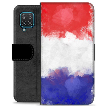 Etui Flip Premium Samsung Galaxy A12 - Drapeau Français