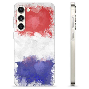 Coque 5G Samsung Galaxy S23+ en TPU - Drapeau Français