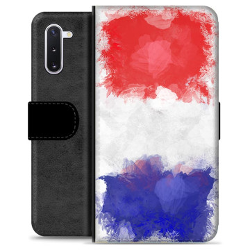 Étui Flip Premium pour Samsung Galaxy Note10 - Drapeau Français