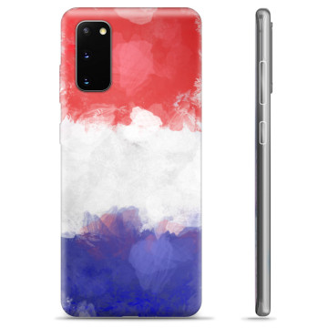 Coque Samsung Galaxy S20 en TPU - Drapeau Français