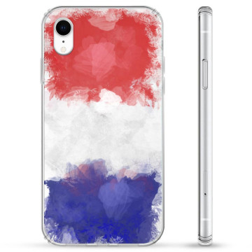 Coque Hybride iPhone XR - Drapeau Français