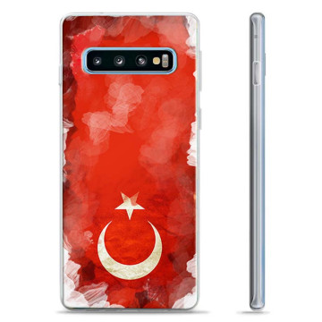 Coque Samsung Galaxy S10+ en TPU - Drapeau Turc