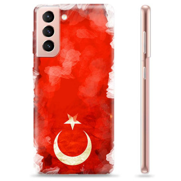 Coque Samsung Galaxy S21 5G en TPU - Drapeau Turc