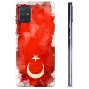 Coque Samsung Galaxy A71 en TPU - Drapeau Turc