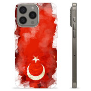 Coque iPhone 15 Pro Max en TPU - Drapeau Turc