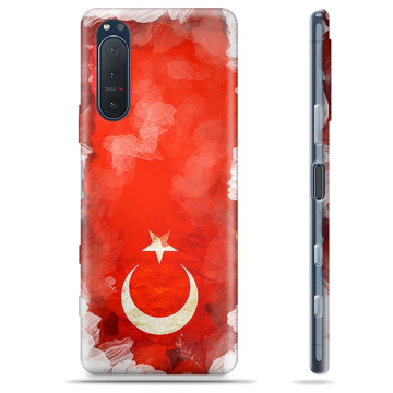 Coque Sony Xperia 5 II en TPU - Drapeau Turc