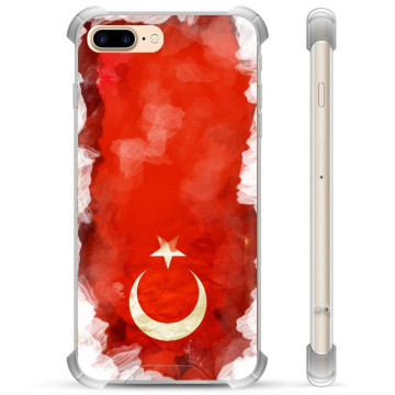 Coque Hybride iPhone 7 Plus / iPhone 8 Plus - Drapeau Turc