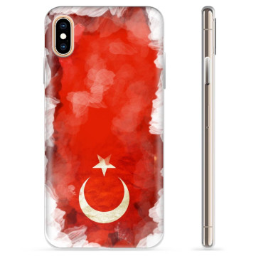 Coque iPhone X / iPhone XS en TPU - Drapeau Turc