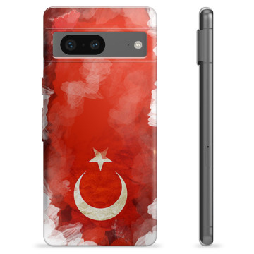 Coque Google Pixel 7 en TPU - Drapeau Turc