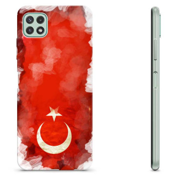 Coque Samsung Galaxy A22 5G en TPU - Drapeau Turc