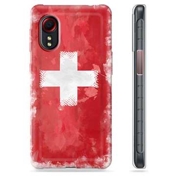 Coque Samsung Galaxy Xcover 5 en TPU - Drapeau Suisse