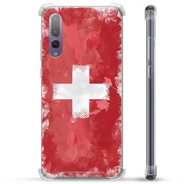 Coque Hybride Huawei P20 Pro - Drapeau Suisse