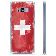 Coque Hybride Samsung Galaxy S8+ - Drapeau Suisse