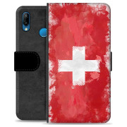 Étui Portefeuille Premium Huawei P30 Lite - Drapeau Suisse