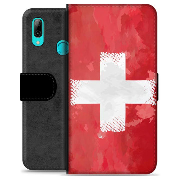 Étui Portefeuille Premium Huawei P Smart (2019) - Drapeau Suisse