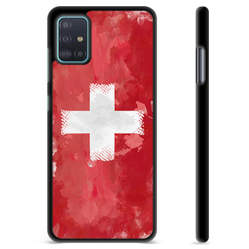 Coque de Protection pour Samsung Galaxy A51 - Drapeau Suisse