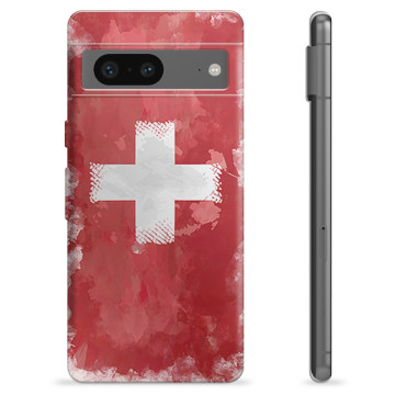 Etui TPU pour Google Pixel 7 - Drapeau Suisse