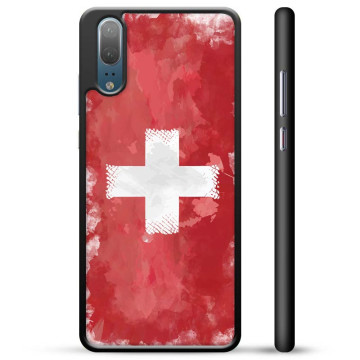 Coque de Protection Huawei P20 - Drapeau Suisse