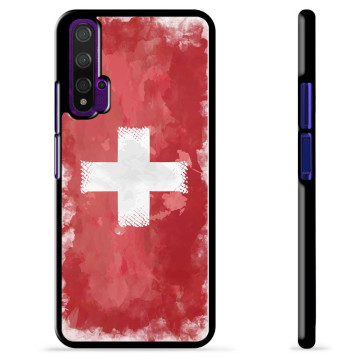 Coque de Protection Huawei Nova 5T - Drapeau Suisse