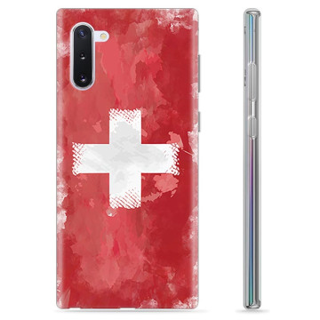 Coque Samsung Galaxy Note10 en TPU - Drapeau Suisse