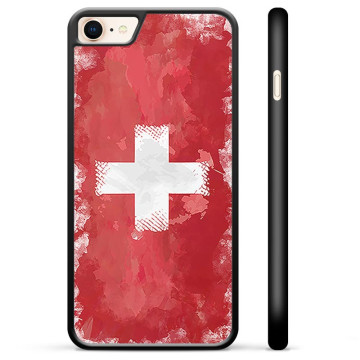 Coque de Protection pour iPhone 7/8/SE (2020)/SE (2022) - Drapeau Suisse