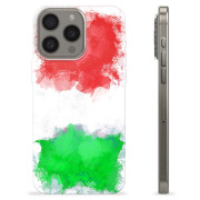 Coque iPhone 15 Pro Max en TPU - Drapeau Italien