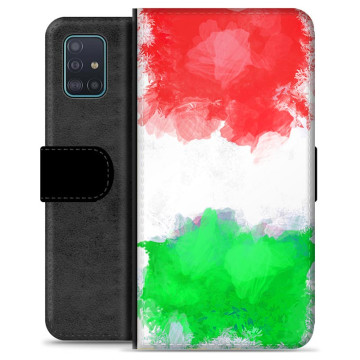 Etui Flip Premium Samsung Galaxy A51 - Drapeau Italien