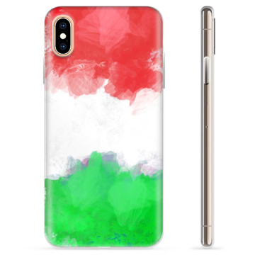 Coque iPhone X / iPhone XS en TPU - Drapeau Italien