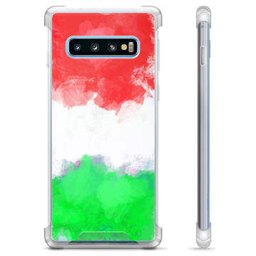 Coque Hybride Samsung Galaxy S10 - Drapeau Italien