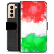 Étui Portefeuille Premium Samsung Galaxy S21+ 5G - Drapeau Italien