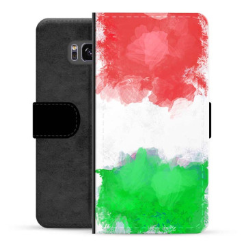 Étui Flip Premium Samsung Galaxy S8 - Drapeau Italien