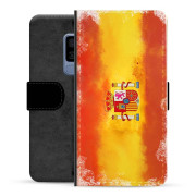 Étui Flip Premium Samsung Galaxy S9 - Drapeau Espagnol