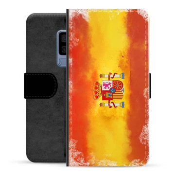 Étui Flip Premium Samsung Galaxy S9 - Drapeau Espagnol