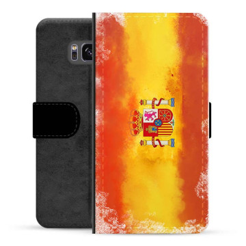 Étui Flip Premium Samsung Galaxy S8+ - Drapeau Espagnol