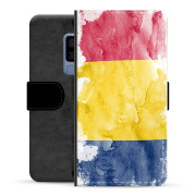 Étui Flip Premium Samsung Galaxy S9 - Drapeau Roumain