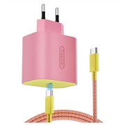Chargeur rapide USB-C PD 60W pour Nintendo Switch 2/Lite/OLED avec câble de 2m
