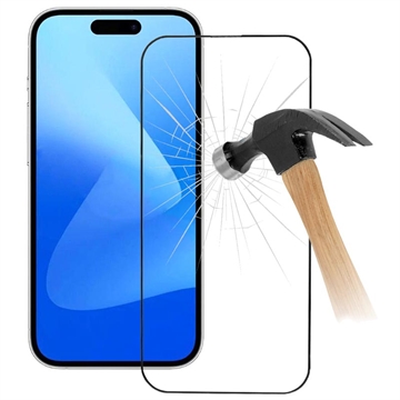 Protecteur d’Écran Complet iPhone 15 en Verre Trempé 9D - Bord Noir