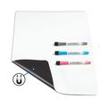 Feuille de tableau blanc A4 magnétique en PET avec 3 marqueurs et une gomme