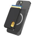 AhaStyle PT133-B Porte-carte magnétique en silicone pour téléphone portable - Noir